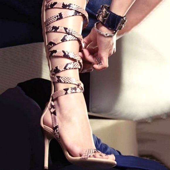 Giuseppe Zanotti Jennifer Lopez  Emme gladiator Sandal Heels 36 - Picture 2 of 13